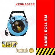 Kenmaster Kabel Roll 4 Lubang 5 Meter