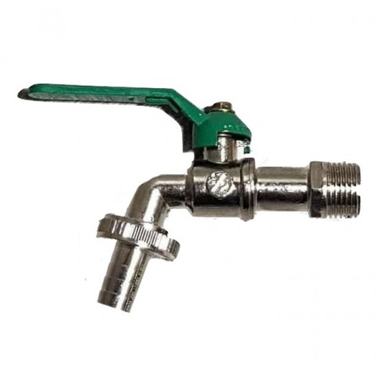 Kenmaster Keran Taman Besi 1/2 Inch - Kran Gagang Hijau