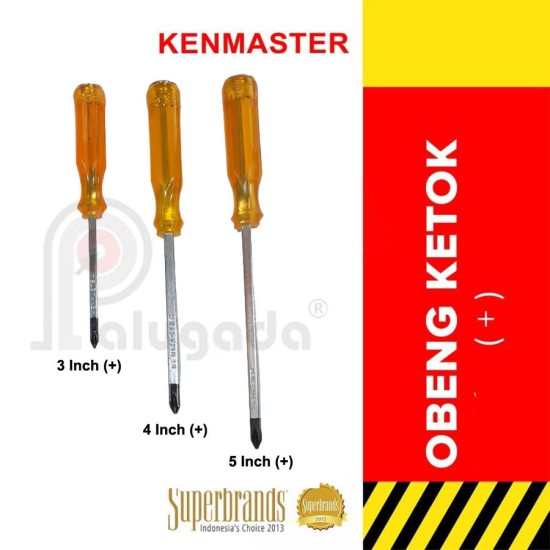 Kenmaster Obeng Ketok 4 Inch Plus Minus Magnet Kenmaster Obeng Ketok 4 Inch Plus Minus Magnet