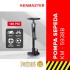 Kenmaster KM-5938B Pompa Sepeda Tabung Hitam Meteran Ban Kendaraan Bola