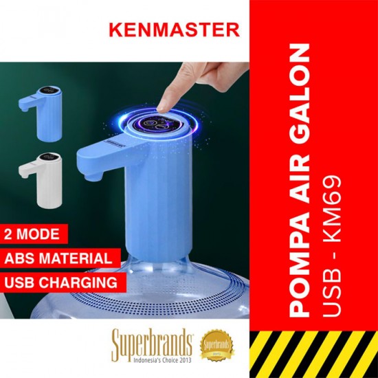 Kenmaster KM-69 Pompa Galon Air Elektrik Drinking Water Pump USB Kenmaster KM-69 Pompa Galon Air Elektrik Drinking Water Pump USB