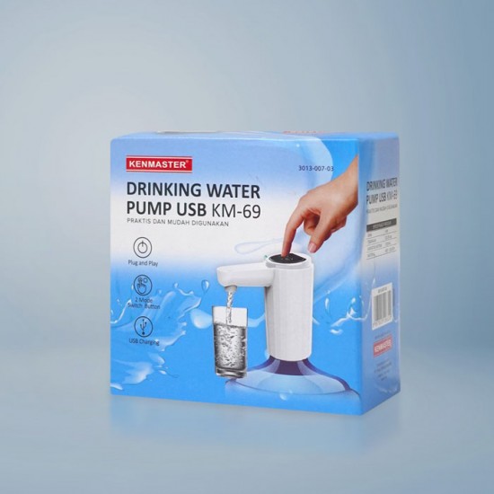 Kenmaster KM-69 Pompa Galon Air Elektrik Drinking Water Pump USB Kenmaster KM-69 Pompa Galon Air Elektrik Drinking Water Pump USB