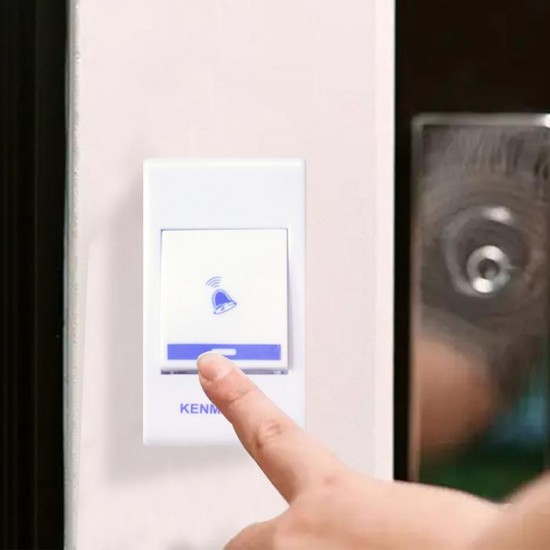 Kenmaster KM008 Door Bell Wireless With Lamp - Bel Pintu Dengan Lampu Kenmaster KM008 Door Bell Wireless With Lamp - Bel Pintu Dengan Lampu