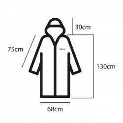 Kenmaster KM-130 Jas Hujan EVA Raincoat Poncho Tebal
