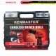 Kenmaster KM-220 + ACC Cordless Driver Drill 10mm Box Bor Tanpa Kabel Koper 12V