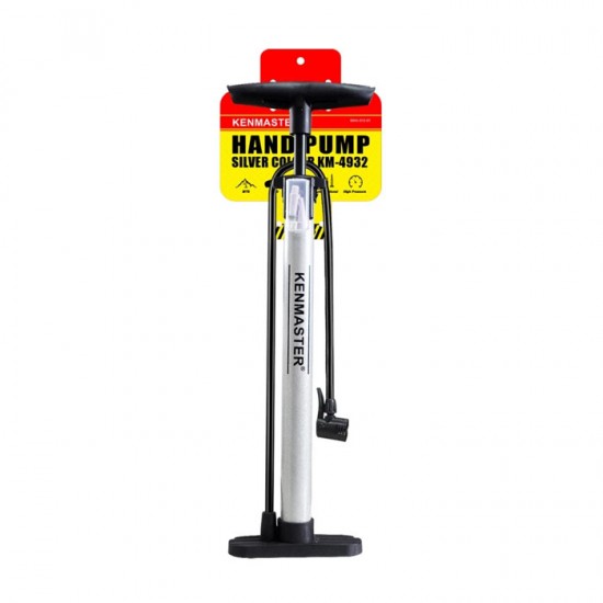 Kenmaster KM-4932 Pompa Sepeda Tabung Silver