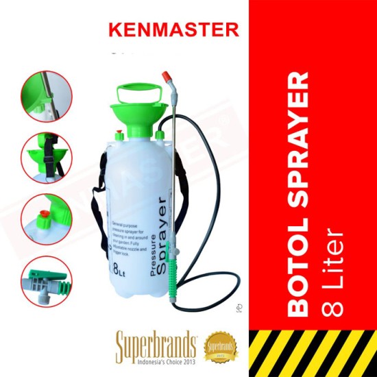Kenmaster KM-508 Bottle Pressure Sprayer 8L Botol Semprotan Tekanan 8 Liter Kenmaster KM-508 Bottle Pressure Sprayer 8L Botol Semprotan Tekanan 8 Liter