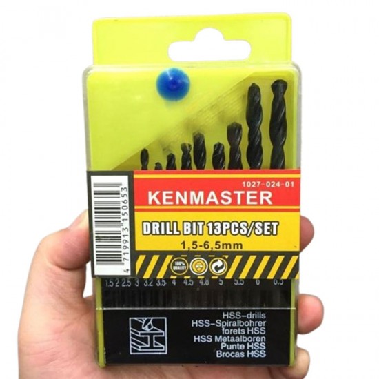 Kenmaster Mata Bor Kayu Drill Bit 13 Pcs