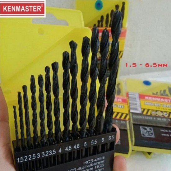 Kenmaster Mata Bor Kayu Drill Bit 13 Pcs