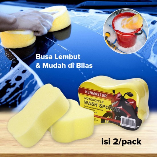 Kenmaster Motorcycle Wash Sponge - Busa Pencuci Motor 2 Pcs Kenmaster Motorcycle Wash Sponge - Busa Pencuci Motor 2 Pcs