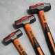 Kenmaster Palu Batu 2-20 LBS Gagang Orange Fiber Sledge Stoning Hammer