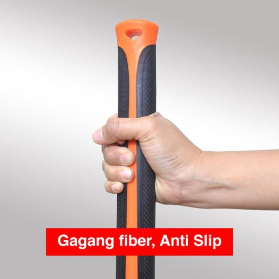 Kenmaster Palu Batu 2-20 LBS Gagang Orange Fiber Sledge Stoning Hammer