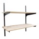 Kenmaster Rak Dinding 2 Susun Besi - Selving Bracket Kenmaster Rak Dinding 2 Susun Besi - Selving Bracket