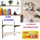 Kenmaster Rak Dinding 2 Susun Besi - Selving Bracket Kenmaster Rak Dinding 2 Susun Besi - Selving Bracket