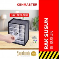 Kenmaster Rak Drawer 15 Susun Kenmaster Rak Drawer 15 Susun