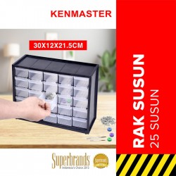 Kenmaster Rak Drawer 25 Susun