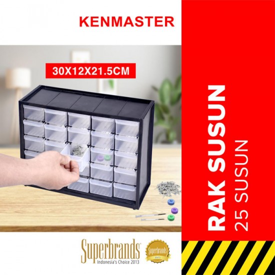 Kenmaster Rak Drawer 25 Susun