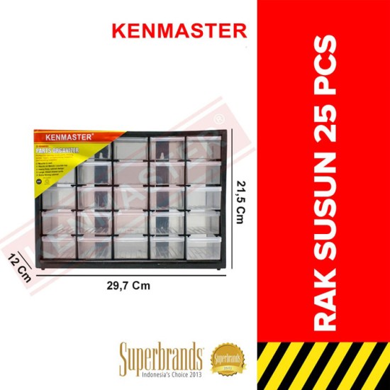 Kenmaster Rak Drawer 25 Susun Kenmaster Rak Drawer 25 Susun