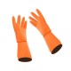 Kenmaster Sarung Tangan Karet Orange Flock Lining House Latex Glove Kenmaster Sarung Tangan Karet Orange Flock Lining House Latex Glove