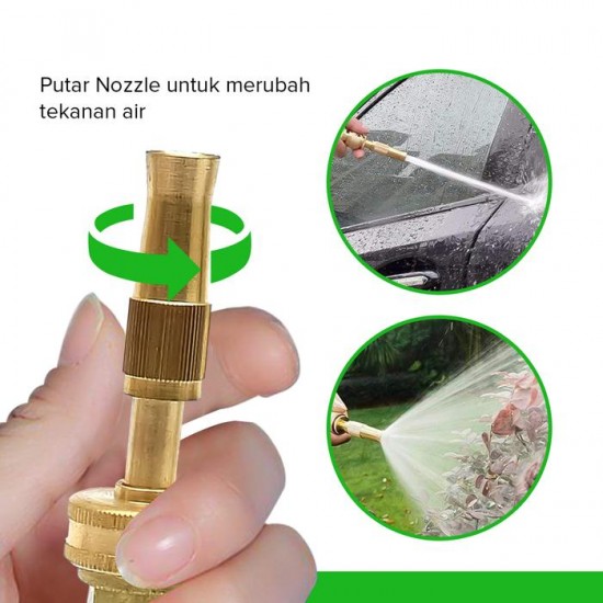 Kenmaster KM-003 Semprotan Air Lurus Kuningan Brass Nozzle