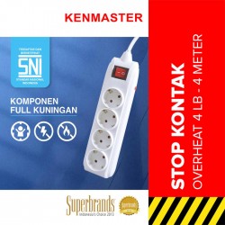Kenmaster Stop Kontak 4 Lubang 4 Meter