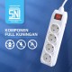 Kenmaster Stop Kontak 4 Lubang 4 Meter