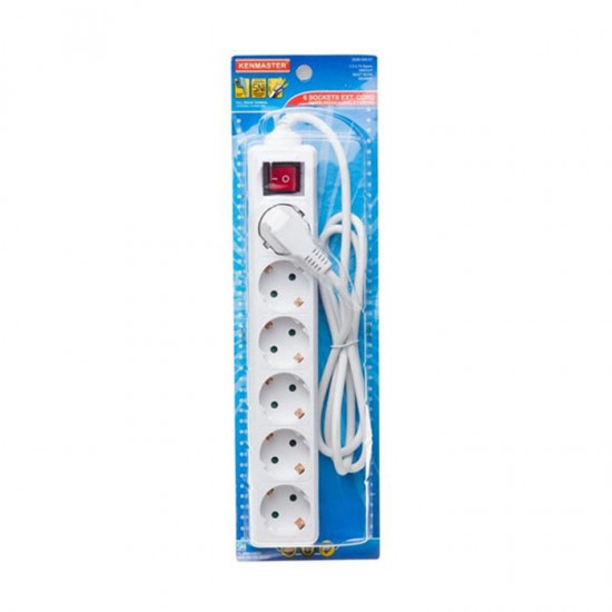 Kenmaster Stop Kontak 6 Lubang F1 Master Switch Kenmaster Stop Kontak 6 Lubang F1 Master Switch