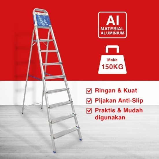 Kenmaster KM-106 Tangga 6 Step Pijakan Household Ladder Kenmaster KM-106 Tangga 6 Step Pijakan Household Ladder