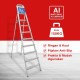 Kenmaster KM-106 Tangga 6 Step Pijakan Household Ladder Kenmaster KM-106 Tangga 6 Step Pijakan Household Ladder