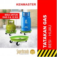Kenmaster Tatakan Tabung Gas Besi Roda