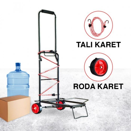 Kenmaster KT-261 Trolley Cart Black - Troli Lipat Hitam Kenmaster KT-261 Trolley Cart Black - Troli Lipat Hitam