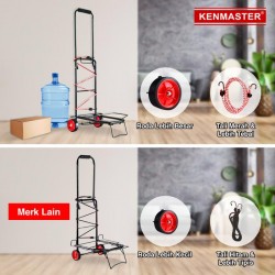 Kenmaster KT-261 Trolley Cart Black - Troli Lipat Hitam Kenmaster KT-261 Trolley Cart Black - Troli Lipat Hitam