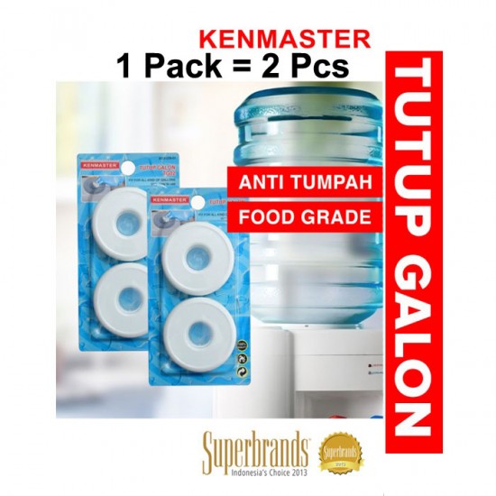 Kenmaster TG02 Tutup Galon dispenser Anti Tumpah 2pcs Kenmaster TG02 Tutup Galon dispenser Anti Tumpah 2pcs