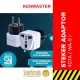 Kenmaster XX-407A WA9 Steker SNI Plug Adaptor Kenmaster XX-407A WA9 Steker SNI Plug Adaptor