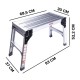 Kenmaster XCT-01 Work Platform Aluminium Tangga Kerja Lipat Kenmaster XCT-01 Work Platform Aluminium Tangga Kerja Lipat