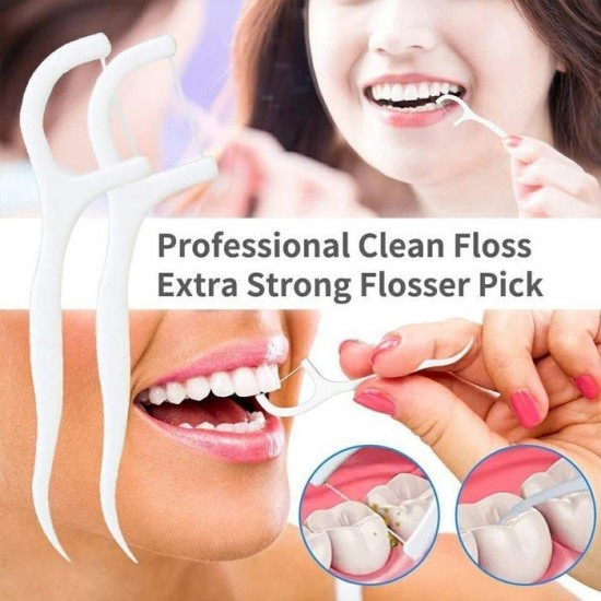 Benang Tusuk Gigi 1 Pack isi 50 Pcs Dental Floss Pembersih Sela Benang Tusuk Gigi 1 Pack isi 50 Pcs Dental Floss Pembersih Sela