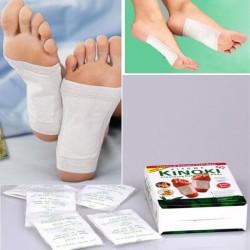 Kinoki White Putih Cleansing Detox Foot Pads isi 10 pcs - Koyo Kaki Herbal Kinoki White Putih Cleansing Detox Foot Pads isi 10 pcs - Koyo Kaki Herbal