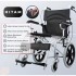 Kursi Roda 16 Inch Lipat Sudah Rakit Portable Wheelchair