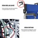 Kursi Roda 16 Inch Lipat Sudah Rakit Portable Wheelchair