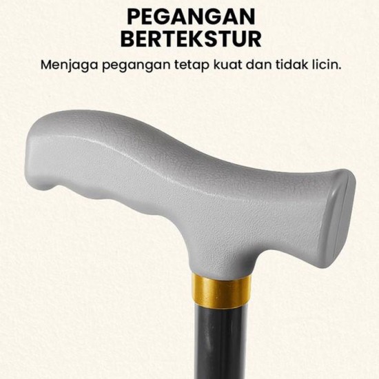 Tongkat Jalan 4 Kaki Premium Untuk Orang Tua Lansia Tongkat Jalan 4 Kaki Premium Untuk Orang Tua Lansia