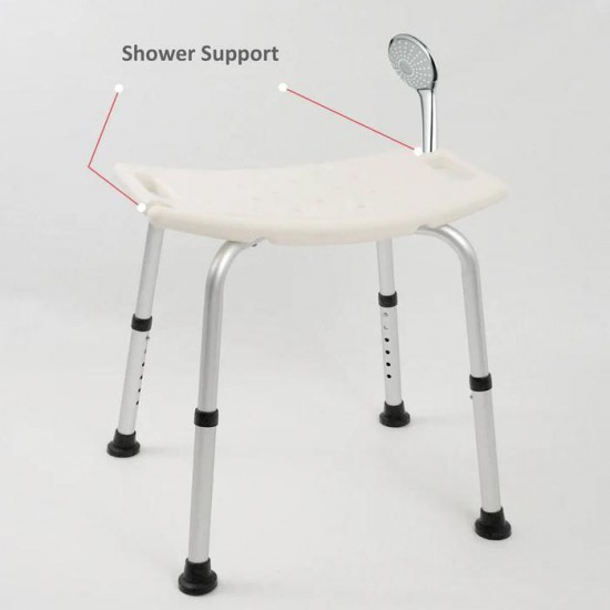 Shower Chair Orang Tua Kursi Mandi Pasien Tanpa Sandaran Shower Chair Orang Tua Kursi Mandi Pasien Tanpa Sandaran