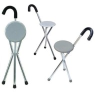 Tongkat Kursi Lipat 2 in 1 Alat Bantu Jalan Walking Stick