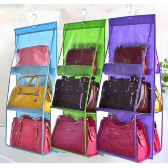 Hanging Bag Organizer Dust Cover - Rak Gantung Tas Anti Debu Hanging Bag Organizer Dust Cover - Rak Gantung Tas Anti Debu