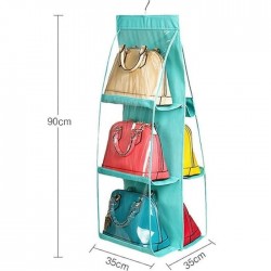 Hanging Bag Organizer Dust Cover - Rak Gantung Tas Anti Debu
