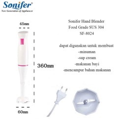 Sonifer SF-8024 Hand Blender - SF8024 Blender Tangan Sonifer SF-8024 Hand Blender - SF8024 Blender Tangan