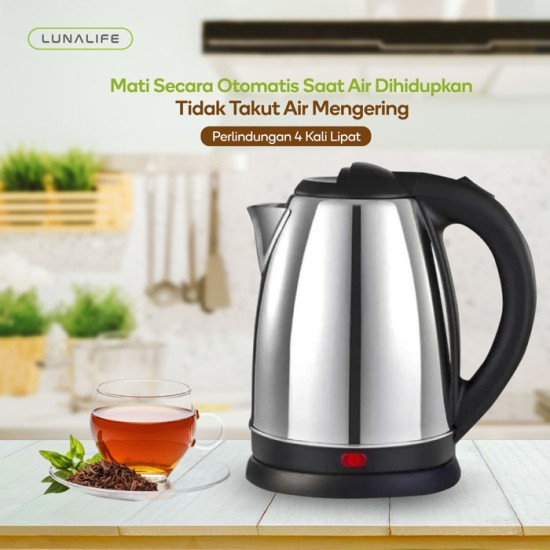 Luna Life LK502 Electric Kettle 2 Liter Teko Pemanas Air Listrik 2L Luna Life LK502 Electric Kettle 2 Liter Teko Pemanas Air Listrik 2L
