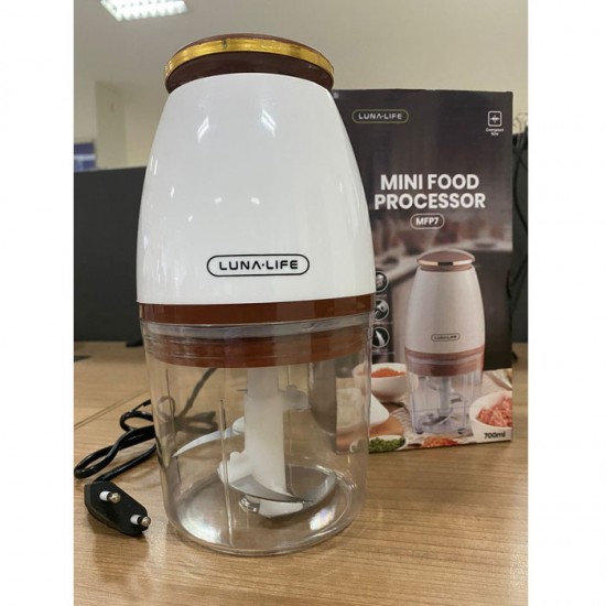 Luna Life MFP7 Mini Food Processor 700ml 200 Watt Penggiling Daging Food Grade Luna Life MFP7 Mini Food Processor 700ml 200 Watt Penggiling Daging Food Grade