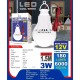 Mitsuyama Bohlam DC 12V Kabel 1.5 Meter LED Lampu Emergency Jepit Aki