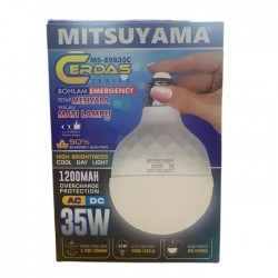 Mitsuyama E9825C E9835C Bohlam Emergency Cerdas Lampu Darurat AC DC 25W 35W