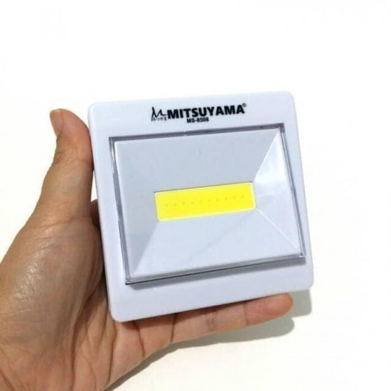 Mitsuyama MS-8508 Stick n Click Lampu Tempel Switch COB LED 10W